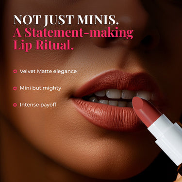 Herb Enriched Ayurvedic Lipstick Micro-Mini Kit - 8 shades